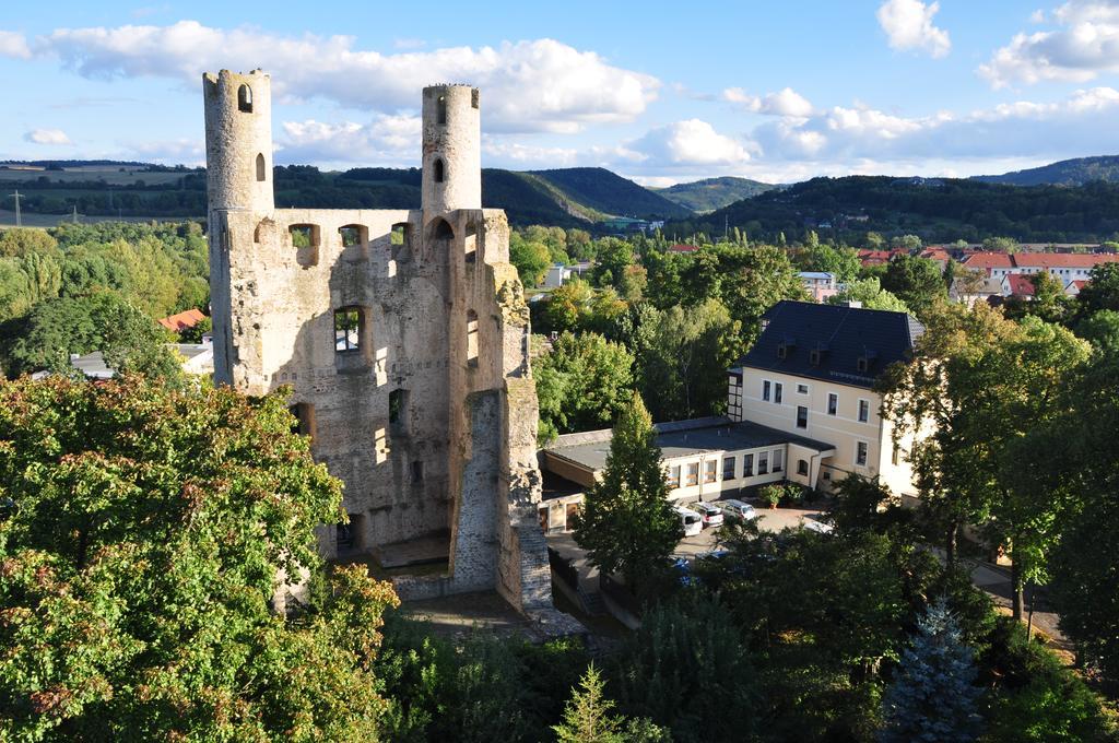 Hotel Am Hohen Schwarm Saalfeld Saale Bagian luar foto
